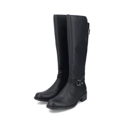 Rieker Damen Hochschaftstiefel nachtschwarz