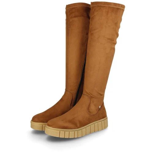 Rieker Damen Hochschaftstiefel caramel brown