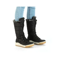 Rieker Damen Hochschaftstiefel asphaltschwarz