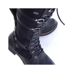 Rieker Damen Hochschaftstiefel tiefschwarz