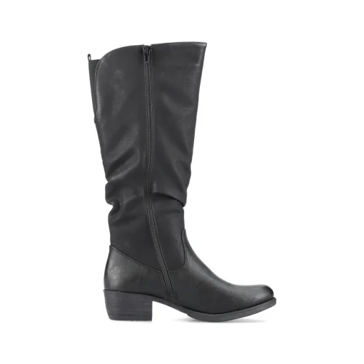 Rieker Damen Hochschaftstiefel tiefschwarz