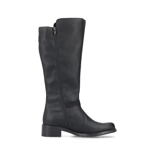 Rieker Damen Hochschaftstiefel nachtschwarz