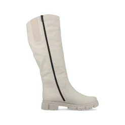 Rieker Damen Hochschaftstiefel hellbeige