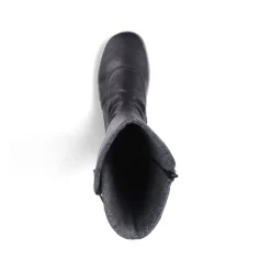 Rieker Damen Hochschaftstiefel tiefschwarz