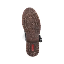 Rieker Damen Hochschaftstiefel tiefschwarz