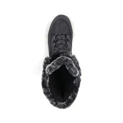 Rieker Damen Hochschaftstiefel asphaltschwarz