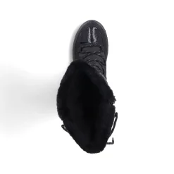 Rieker Damen Hochschaftstiefel graphitschwarz