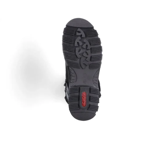 Rieker Damen Hochschaftstiefel graphitschwarz