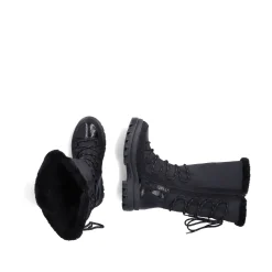 Rieker Damen Hochschaftstiefel graphitschwarz