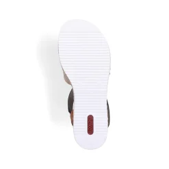 Rieker Damen Keilsandaletten marineblau