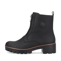 Rieker Damen Kurzstiefel tiefschwarz