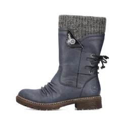 Rieker Damen Kurzstiefel schieferblau