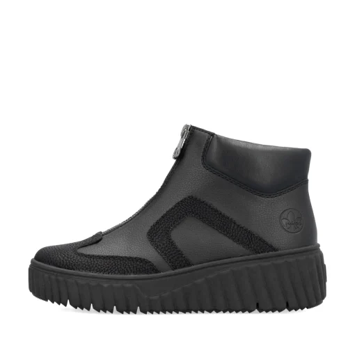 Rieker Damen Kurzstiefel nachtschwarz