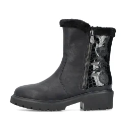 Rieker Damen Kurzstiefel graphitschwarz