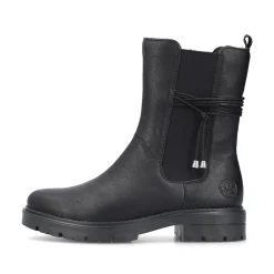 Rieker Damen Kurzstiefel tiefschwarz