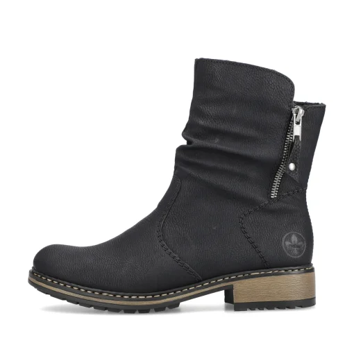 Rieker Damen Kurzstiefel graphitschwarz