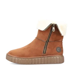 Rieker Damen Kurzstiefel fuchsbraun