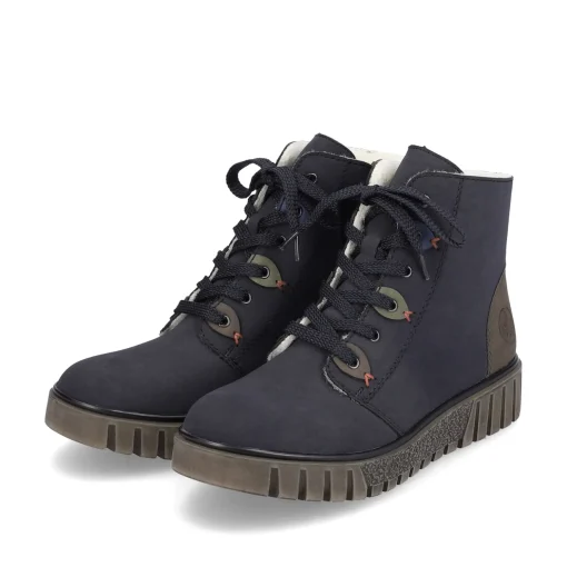 Rieker Damen Kurzstiefel marineblau
