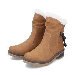 Rieker Damen Kurzstiefel kamelbraun
