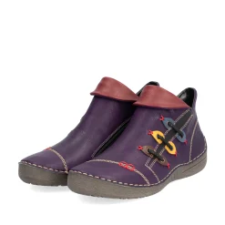 Rieker Damen Kurzstiefel purpur