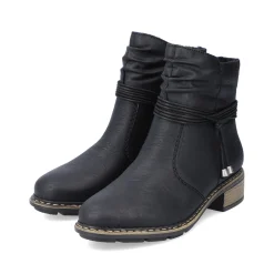 Rieker Damen Kurzstiefel nachtschwarz