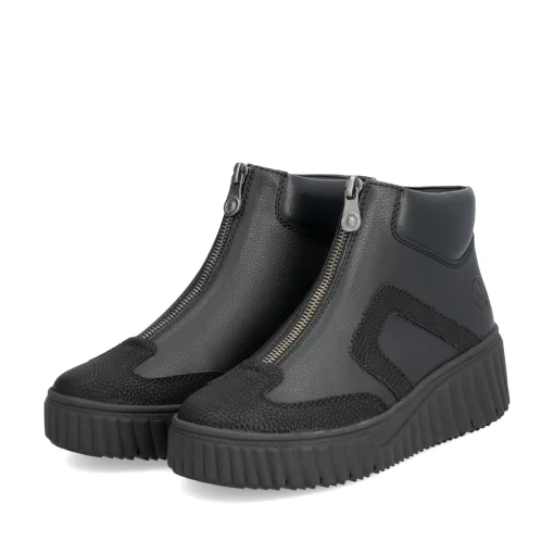Rieker Damen Kurzstiefel nachtschwarz