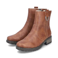 Rieker Damen Kurzstiefel fuchsbraun