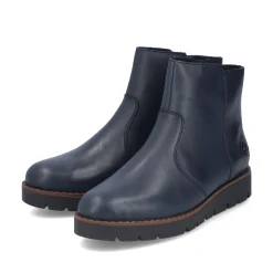 Rieker Damen Kurzstiefel atlantikblau