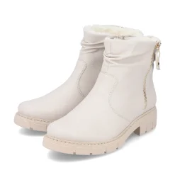 Rieker Damen Kurzstiefel hellbeige