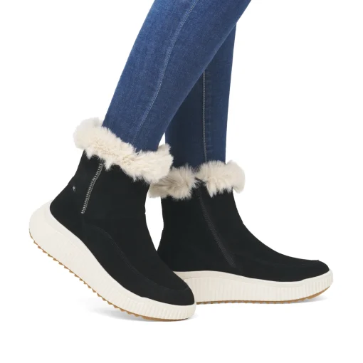 Rieker Damen Kurzstiefel urbanschwarz
