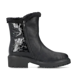 Rieker Damen Kurzstiefel graphitschwarz