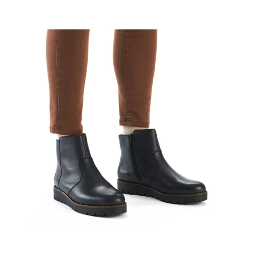 Rieker Damen Kurzstiefel atlantikblau