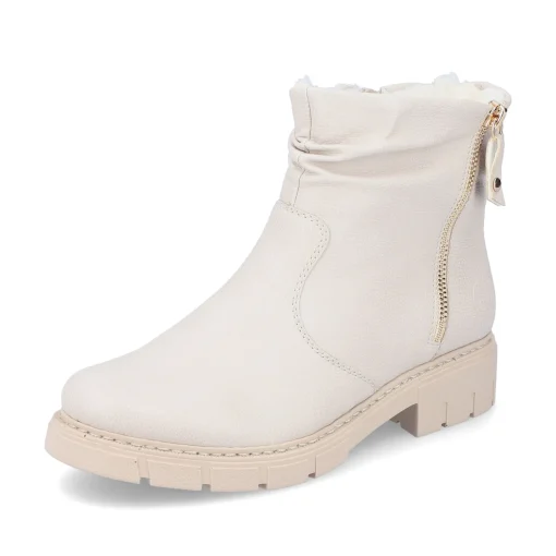 Rieker Damen Kurzstiefel hellbeige