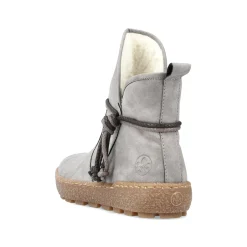 Rieker Damen Kurzstiefel silbergrau
