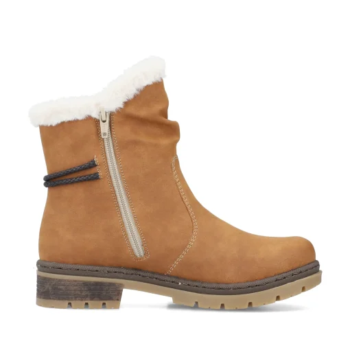 Rieker Damen Kurzstiefel kamelbraun
