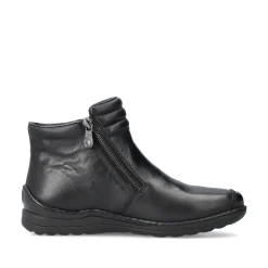 Rieker Damen Kurzstiefel glanzschwarz
