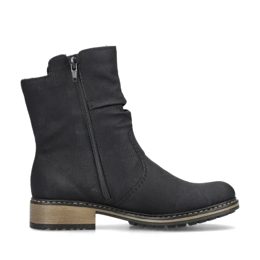 Rieker Damen Kurzstiefel graphitschwarz