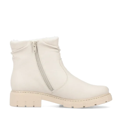 Rieker Damen Kurzstiefel hellbeige
