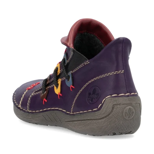 Rieker Damen Kurzstiefel purpur