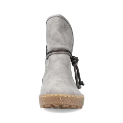Rieker Damen Kurzstiefel silbergrau