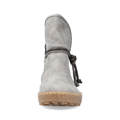 Rieker Damen Kurzstiefel silbergrau