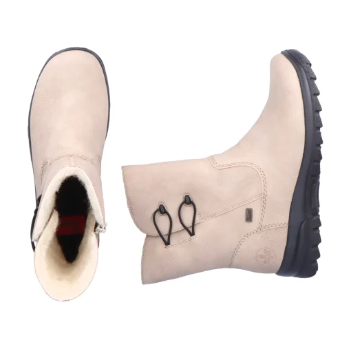 Rieker Damen Kurzstiefel hellbeige