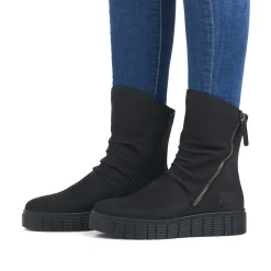 Rieker Damen Kurzstiefel deep black