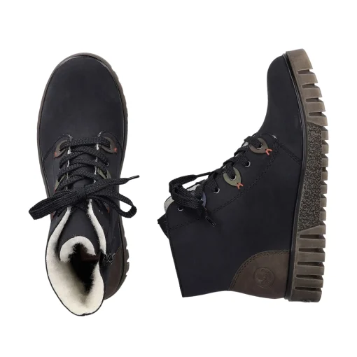 Rieker Damen Kurzstiefel marineblau
