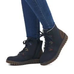 Rieker Damen Kurzstiefel marineblau