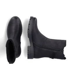 Rieker Damen Kurzstiefel tiefschwarz