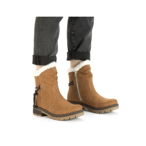 Rieker Damen Kurzstiefel kamelbraun