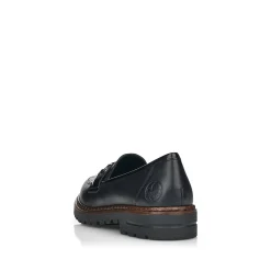 Rieker Damen Loafer graphitschwarz