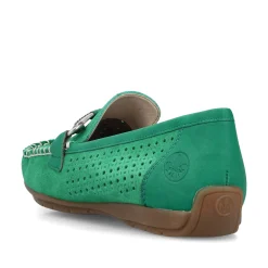 Rieker Damen Loafer grasgrün