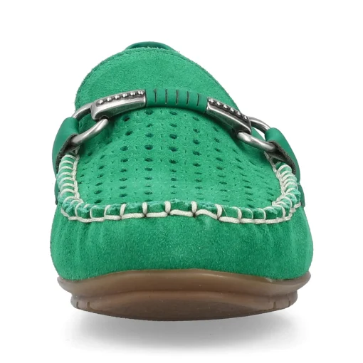 Rieker Damen Loafer grasgrün